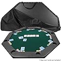 51 X 51 Inch Octagon Padded Poker Tabletop GreenPoker Layout, Green