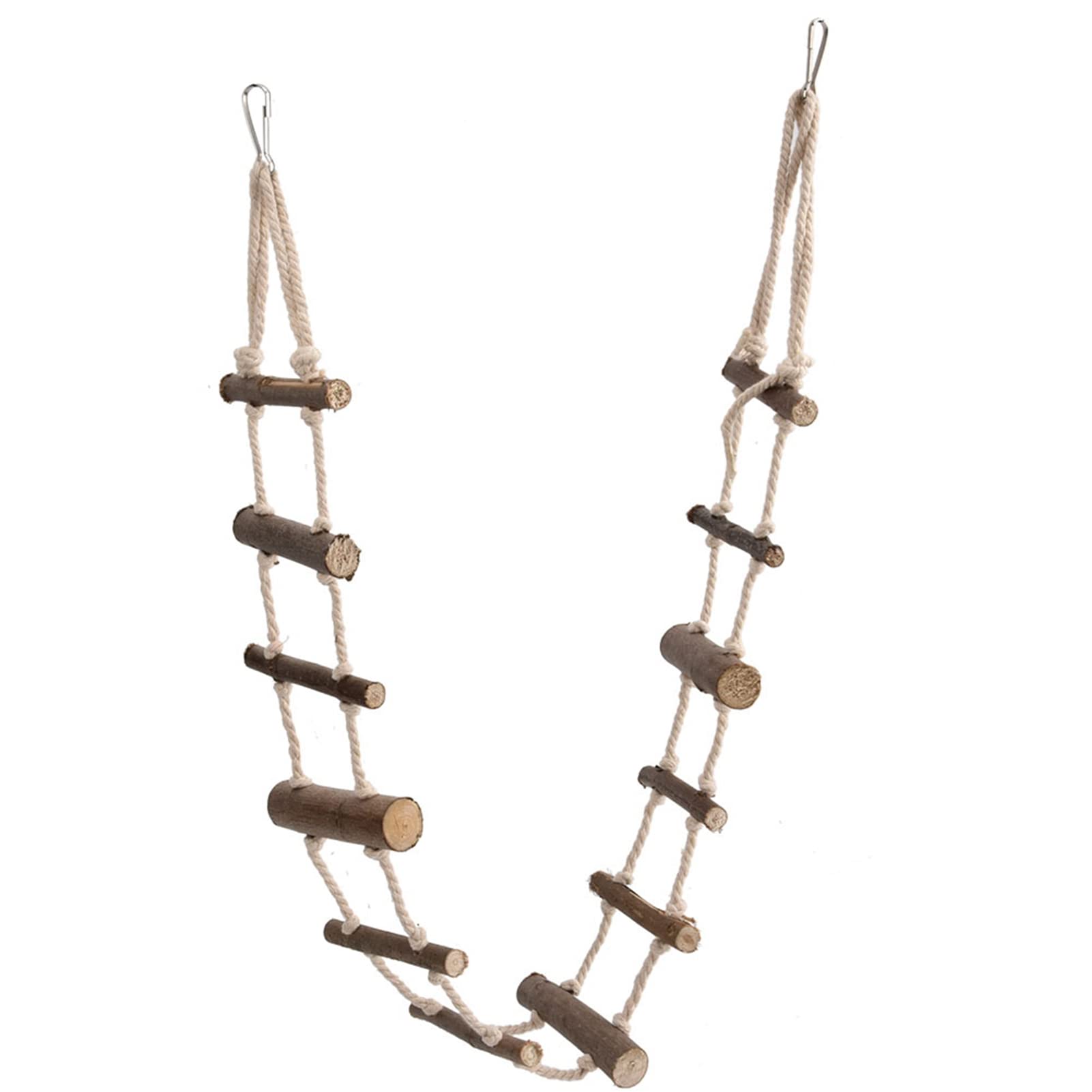 Pet Parrot Climbing Rope, Hamster Squirrel Soft Long Suspension Bridge Birds Cage Accessories