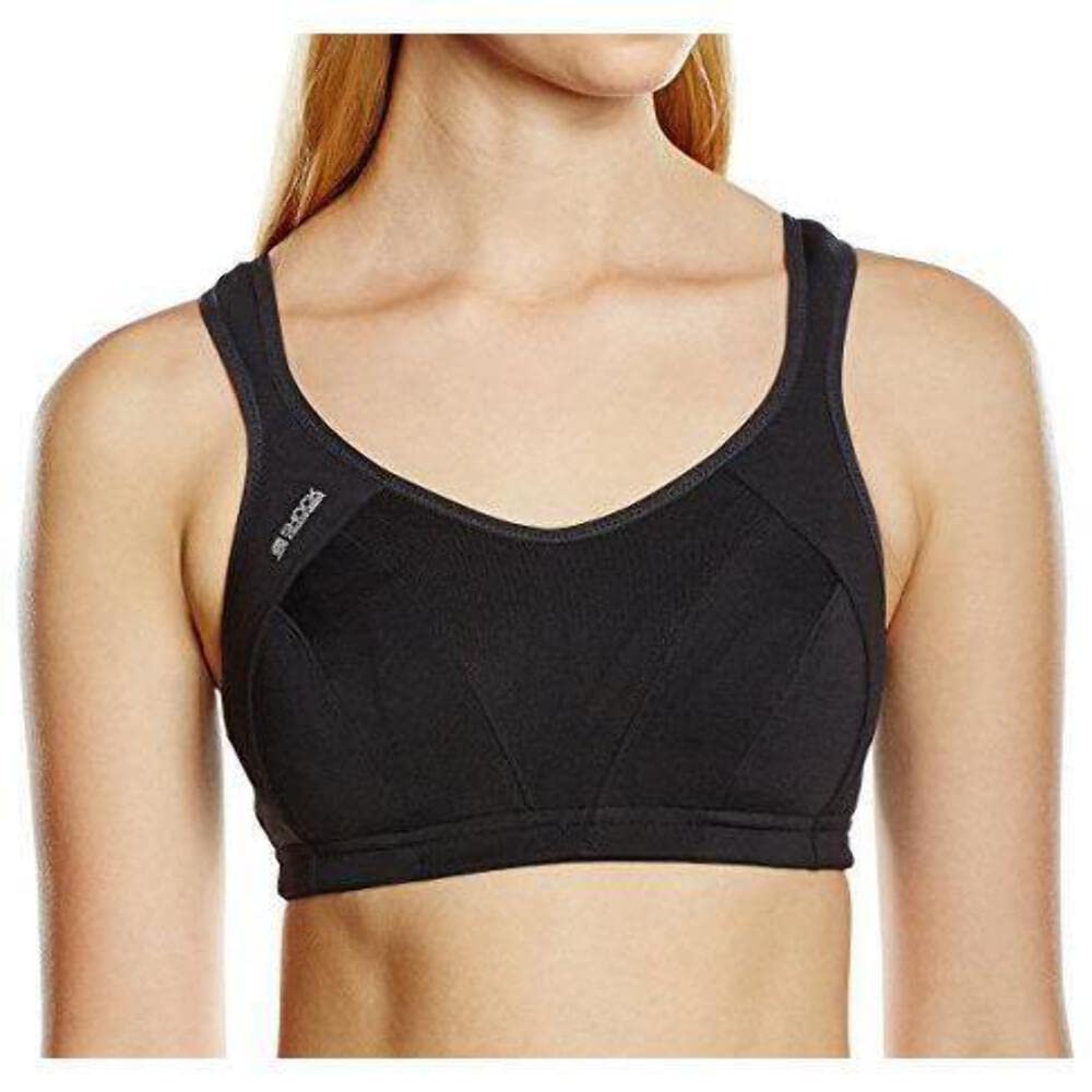 Champion Women's Shock Absorber S4490 Active Multi Sports Bra Sports Bra, Black, 36HH