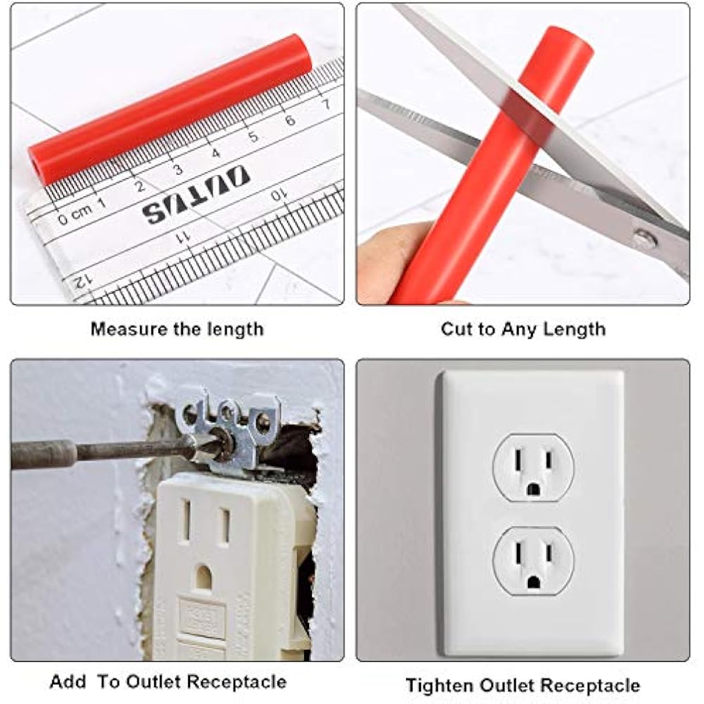 Electrical Outlet Extender Kit Includes 16 Pieces 3 Inch Switch 48 11/