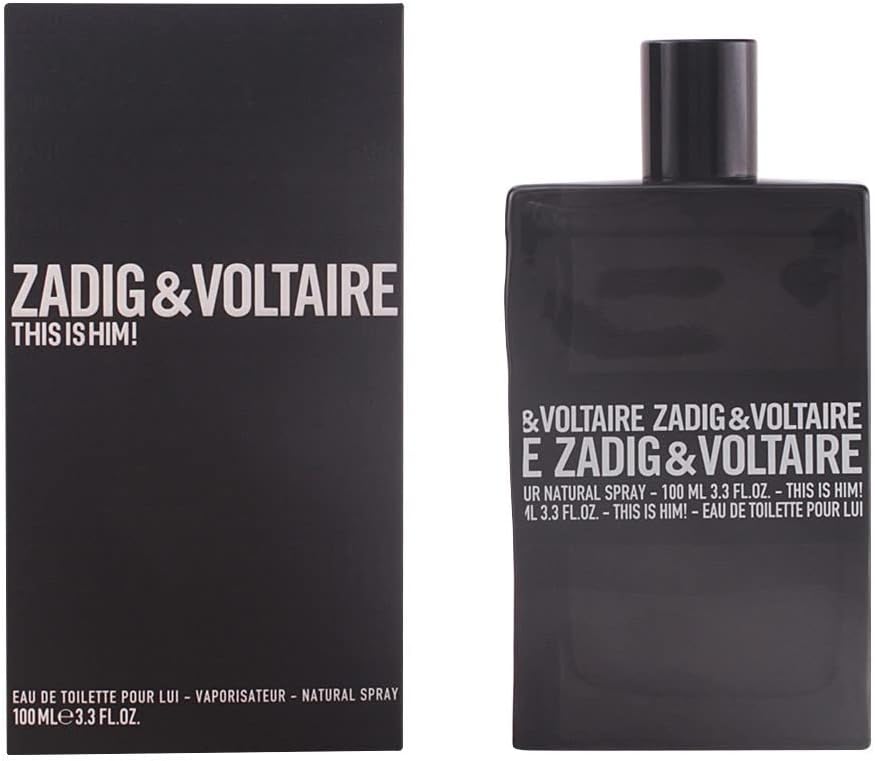 Zadig & Voltaire This is Him Eau de Toilette Spray 100ml for Men Fruity Flowery
