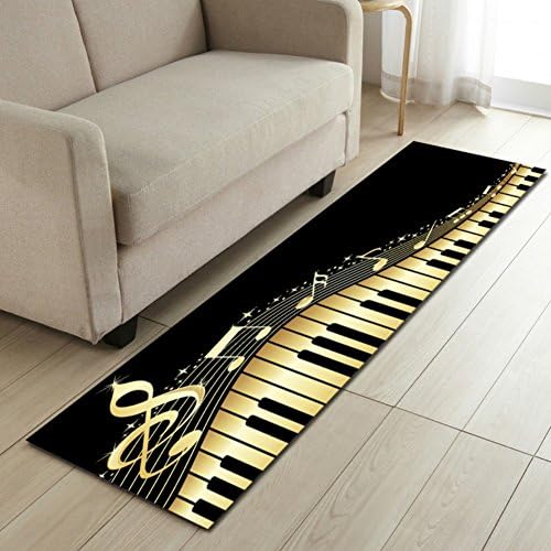 KRWHTS Vintage French City Paris Eiffel Tower Black And White Decorative Art Picture Print Absorbent Soft Flannel Skid-Resistant Bath Mats Floor Rugs Carpets 48"(L) x 16"(W) (3)