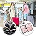 Travel Packing Cubes, VAGREEZ Lightweight Luggage Organizers Bags Set for Carry on Suitcase (6Pcs Pink)