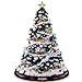 Thomas Kinkade Village Christmas Artificial Tabletop Christmas Tree by The Bradford Exchange