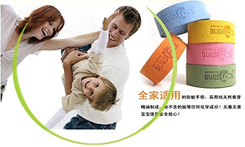 Ys&Ts Mosquito Repellent Bracelet for Adult and Children, Anti-mosquito Handband (5 Pack)