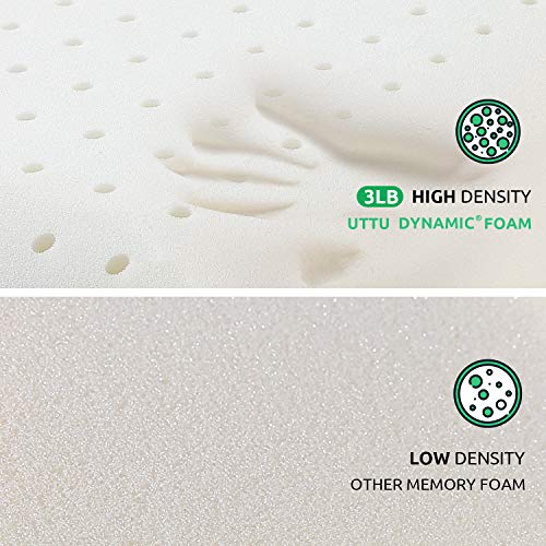 UTTU Sandwich Memory Foam Pillow, Adjustable Firm Pillow, Washable Removable Cooling Bamboo Derived  - //coolthings.us