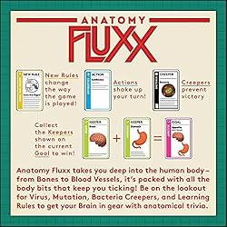 Looney Labs Anatomy Fluxx Card Game - Varied