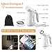 PICTEK Steamers for Clothes, Fast Heat-up Handheld Garment Steamer, Compact Portable Wrinkle Remover Fabric Steamer with Automatic Shut-Off, Pouch for Travel, Home, Office, 110ml