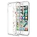 iPhone 7 Case Clear, ivencase 5PCS Replaceable Patterned Card DIY Creative Shockproof Hard PC + Soft TPU Silicone Bumper Transparent Cover for iPhone 7/iPhone 8 4.7 Inch
