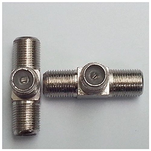 SODIAL(R) 2 PCS 2-Way F-Type Combiner TV Coaxial Connectors RF Adapters Joiners - Thumbnail 3