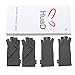 HUAD 2 Pairs Arthritis Compression Gloves Relieve Pain from Rheumatoid RSI Carpal Tunnel Joint Fingerless Gloves for Women and Men