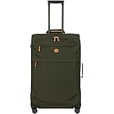 Bric's X-Bag Large Spinner with Frame, Water-Resistant 360° Wheeled Checked Luggage with Ergonomic Handle and Organized Interior – 30 Inch, Olive