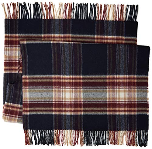 Marc-OPolo-Damen-908814893013-Cape-wool-yarn-dye-check-fringe-Mehrfarbig-Combo-G98-One-Size-Herstellergre-OSO