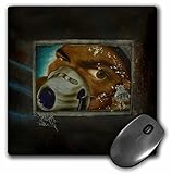 Houk Photography - Graffiti - Cool man with special air mask - MousePad (mp_78815_1)