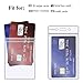 Fushing Pack of 50 Clear Plastic Vertical Badge Holders, Name Tag Holders, Card Holders (L)