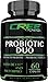 CREE Nutrition Probiotic Duo with Prebiotic. Advanced Immune and Digestive Support. Fast Acting and Clinically Proven to Support a Healthy Gut Flora. Made in the USA.