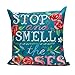 Pillowcase, Ammazona Sofa Waist Flower Letters Throw Pillow Case Cushion Cover Home Decor (D)