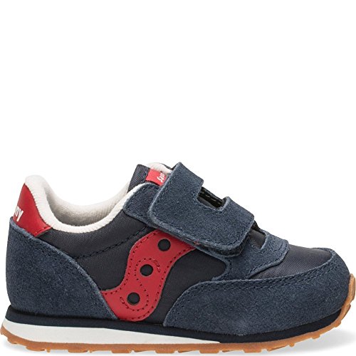 Saucony Boys' Baby Jazz HL (Inf/Tod) - Navy/Red - 8 Toddler