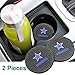 Auto Sport 2.75 Inch Diameter Oval Tough Car Logo Vehicle Travel Auto Cup Holder Insert Coaster Can 2 Pcs Pack Fit Dallas Cowboys Accessories