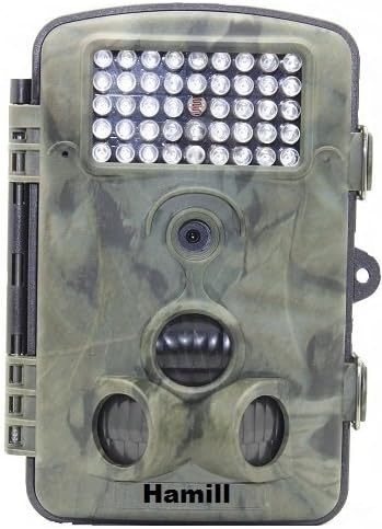 Hamill Game and Trail Hunting Camera 12MP 1080P HD With Time Lapse 65ft 120° Wide Angle Infrared Night Vision 42pcs IR LEDs 2.4" LCD Screen Scouting Camera Digital Surveillance Camera