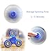 Tri-Hand Spinner & Fidget Toy for Relieving ADHD, Anxiety, Boredom and Adult Children (Star Blue)