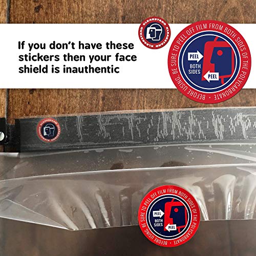 Made in USA Durable and Reusable Face Shield, One Size Fits All, Anti-Fogging Ultra-Clear Polycarbonate, Easy to Clean… - Image 5