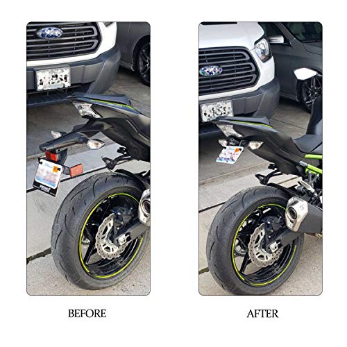 Motorcycle Fender Eliminator license plate mount holder Fit for Kawasaki Z900 2017-2019