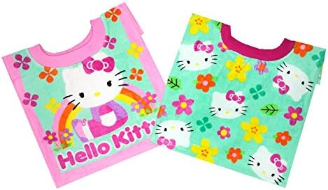 Hello Kitty Baby Bibs - 2 Piece Pack (Lime/Rainbow)