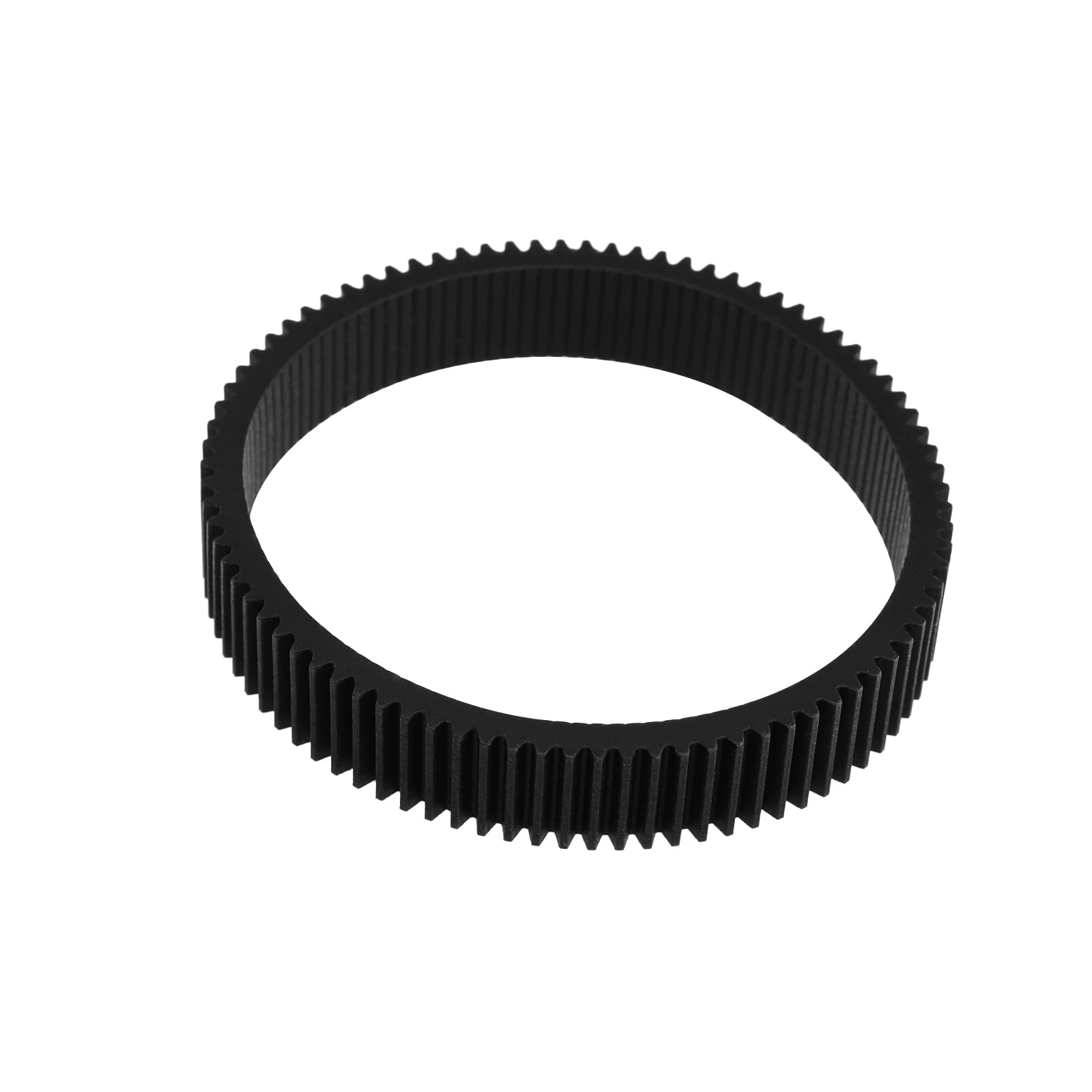 SG Store Seamless Focus Gear Ring for 60-67mm Diameter Lens Follow Focus Ring Standard 0.8 Mod 360° Rotation Focus Gear Video Camera Lens Accessories Black