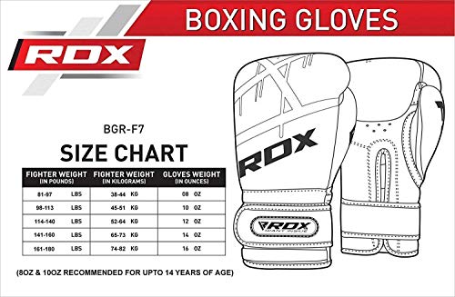 RDX-Guantes-de-Boxeo-para-Adulto-Hechos-de-Cuero-Maya-Hide-Ideales-para-Kick-Boxing-Muay-Thai-Saco-Entrenamiento-Sparring