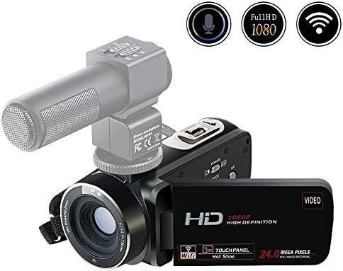 Digital Camera Camcorder Video Camcorders Vlogging Camera Full HD 1080p 24MP With Retractable Flash Light With UV Lens (G2-A)