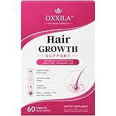 OXXILA Women's Hair Growth Supplement, 1 Month | For Thicker, Fuller Hair,Nourishes Thinning Hair &amp; Reduces Shedding - 60 Tablets