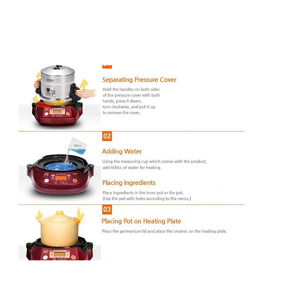 OCOO Oc2300NR Slow Cooker Herb Extractor Allinone Cardron Double