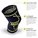 ActiveGear Knee Compression Support Sleeve for Running, Injury Recovery, Joint Pain Relief (Yellow, Medium)