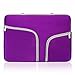 11 - 11.6 inch Soft Laptop Tablet Sleeve , ivencase Case Cover with Handle and Zipper , Built-in 2 Pockets for Notebook Computer / MacBook / MacBook Air / Chromebook - purple
