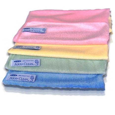 Aqua Clean Microfasertücher 4er Pack - 40 x 38 cm