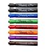 Sharpie 8 Color Flip Chart Marker Set - Low Odor - (Black, Black, Blue, Green, Orange, Red, Purple, Brown)