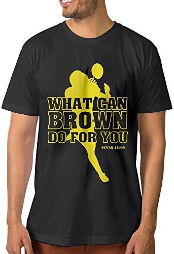 NORAL Pittsburgh AB #84 Football Palyer Men's Crewneck Tee Black Size M