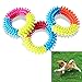 Funnytoday365 Resistance To Bite Rubber Pet Dog Puppy Toys Pets Mixed Color Embossment Spinose Ring Teeth Chew Training Pet Dog Toys