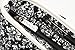 Sachi 11-161 Insulated Fashion Lunch Tote, Black and White Damask
