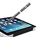 BaseTronics MEKO 2PCs [2-in-1 Micro-Fiber Series] Stylus Pens for Touch Screens iPad Smartphones and Tablets -(Black & Silver)