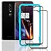 Ibywind Screen Protector for OnePlus 6T [Pack of 2] Full Curved 9H Tempered Glass Protector with Back Carbon Fiber Skin Protector,Including Easy Install Kit
