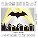 Allenjoy 7x5ft Superhero Cityscape Backdrop Night Buildings Great as Super Hero Bat City Photo Booth Background boy 1st First Birthday Party and Event Banner Decorations Baby Shower Studio Props