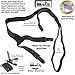 Hold-Ups Stay-Downs Dress Shirt Stays Stirrup Style with USA Patented No-Slip Metal Clips Black