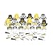 Amscan Get The Party Started New Year's 2025 Party Kit for 25, Includes Top Hats and Tiaras