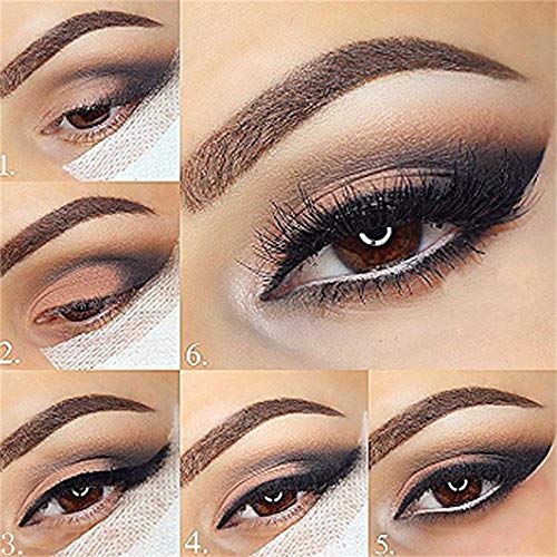 Luckygoo 50 Pcs Eyeshadow stencils Pad for Lash Enhancers & Primers Eyeshadow Shield Professional Lint Free Under Eye Eyeshadow Gel Pad Patches For Eyelash Extensions/Lip lashes mat