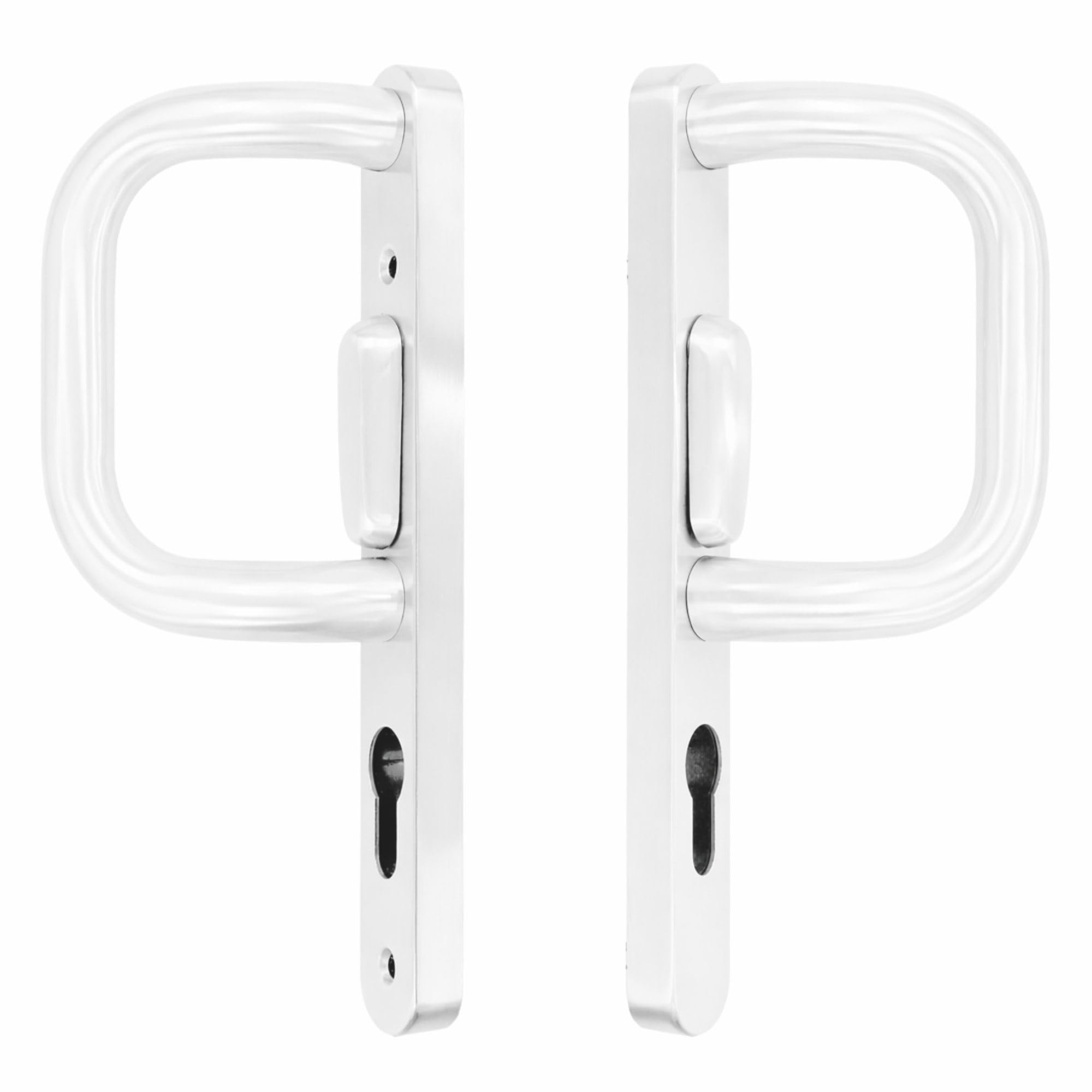 UAP Sliding Patio Door Handles with Comfortable Grip 219mm (White Powder Coated)