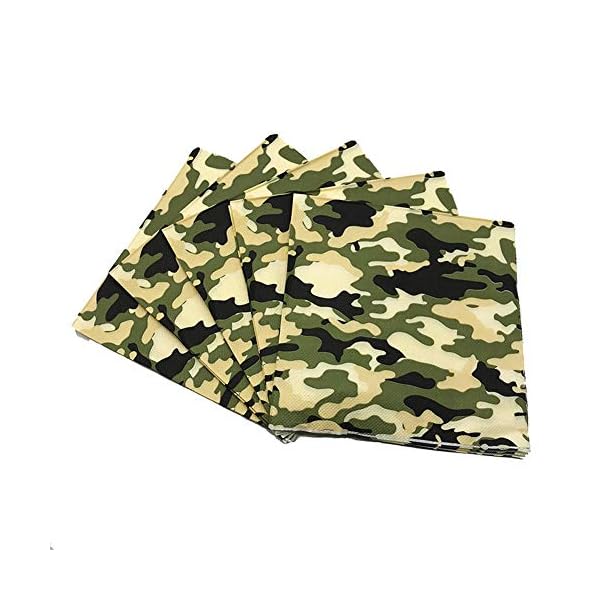 Camouflage-Military-Party-Kit-FANDE-41pcs-Camo-Party-Supplies-Set-Disposable-Camo-Tableware-Set-Paper-Plates-Paper-Cups-Napkin-Pennant-Banner-Army-Birthday-Decorations Camouflage Military Party Kit, FANDE 41pcs Camo Party Supplies Set Reusable Camo Tableware Set Paper Plates Paper Cups…