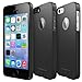 Ringke SLIM Series Slender Steadfast Bolstered Polycarbonate Hard Case for Apple iPhone SE / 5S / 5 - LOGO CUT-SF BLACK