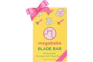 Megababe Blade Bar | Stocking Stuffer Holiday Gift | Shaving Bar Enriched with Shea Butter | Hydrating for All Skin Types | 4.4 oz